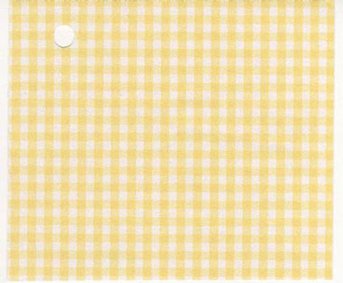Dollhouse Miniature Pre-pasted Wallpaper, Yellow Check
